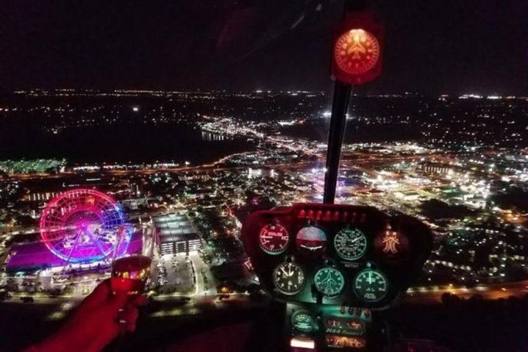 Orlando: Theme Parks at Night Helicopter Flight